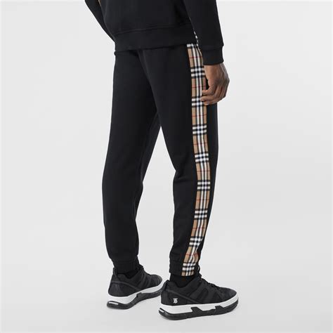 short burberry noir|burberry jogging pants.